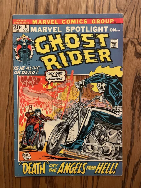 Marvel Spotlight #6 (Marvel 1972) Key 2nd Appearance of Ghost Rider! FN