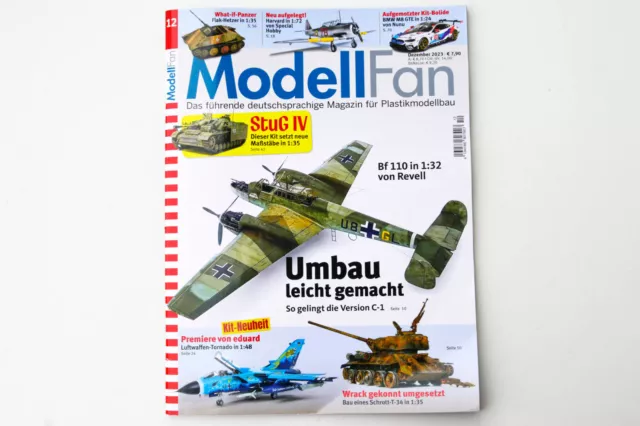 Modell Fan Zeitschrift Ausgabe Dezember 2023, Magazin für Plastikmodellbau!