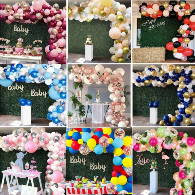 Balloon Arch Kit + Balloons Garland Birthday Wedding Party Baby Shower Decor UK