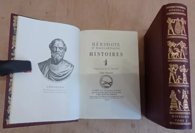 Jean De Bonnot Herodote Histoire 1975 2 Volumes