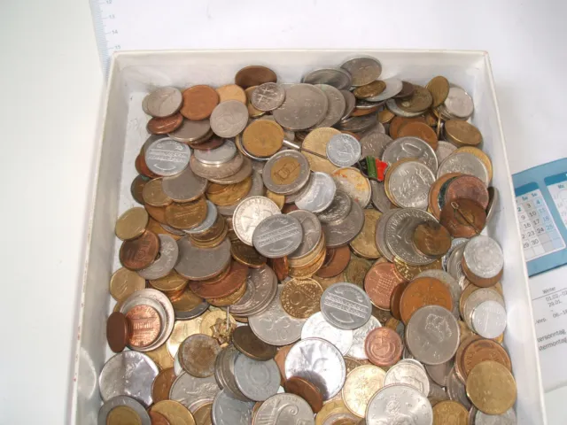 1 ,6 Kg.Kilo Alte Münzen Konvolut aus der ganzen Welt