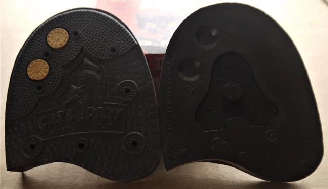 Vintage CAT'S PAW RUBBER HEELS Neutral Orthopedic Whole 13-14 Non-Slip Twin-Grip