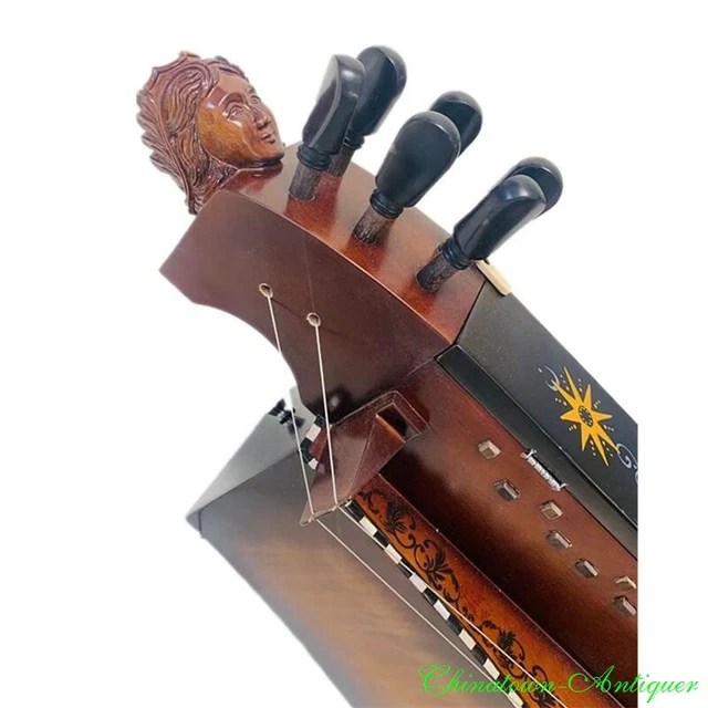 Medieval Style Classical Instrument Hurdy-Gurdy Lira 6-strings 24 Keys #0225 6