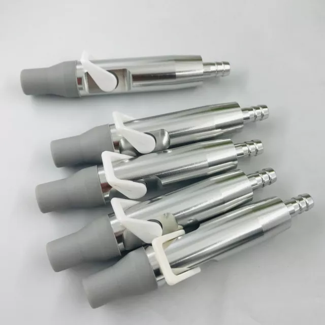 5 x Dental Oral Saliva Ejector tube Suction Short Weak Handpiece Tip SE Valve