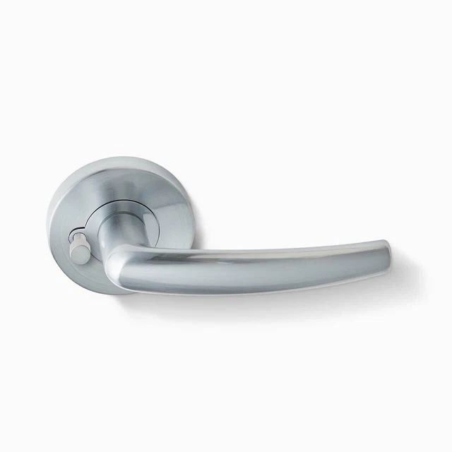 Villena Privacy Lever Set Push lock Steel Finished