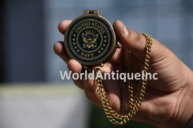 Antique Brass engraved Compass, Nautical Compass, Best For Christmas Gift