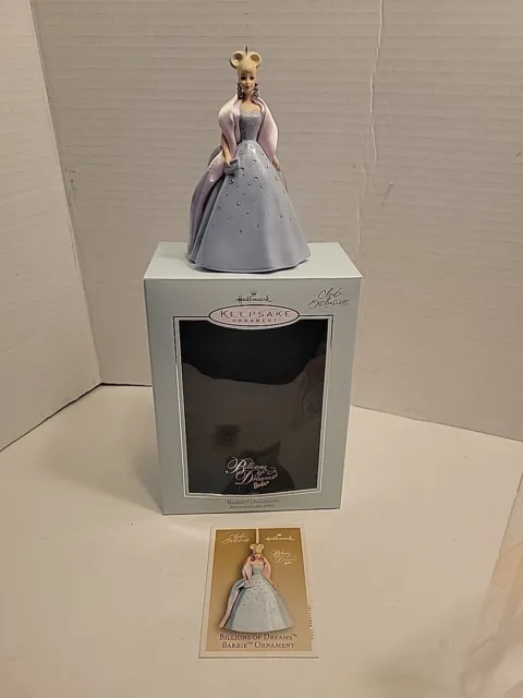 Hallmark Billions of Dreams Barbie Ornament 2004 Porcelain Club Exclusive