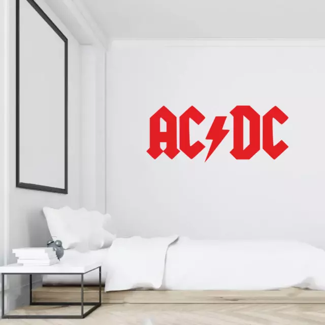 ACDC Logo Decal Wall Sticker 3