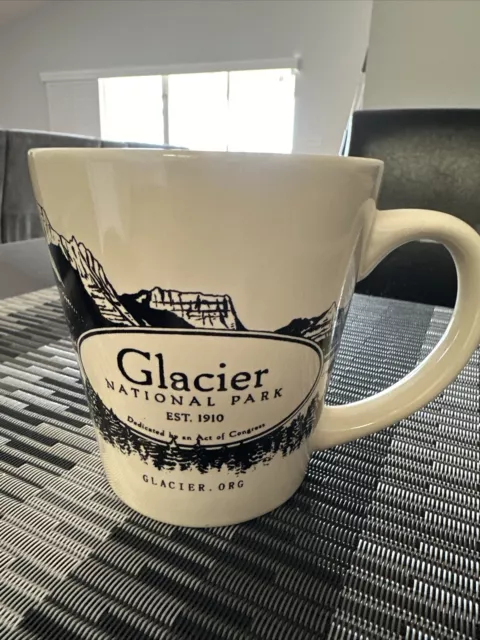 New Glacier National Park Coffee Mug Tea McGovern & Co Map Inside National Park