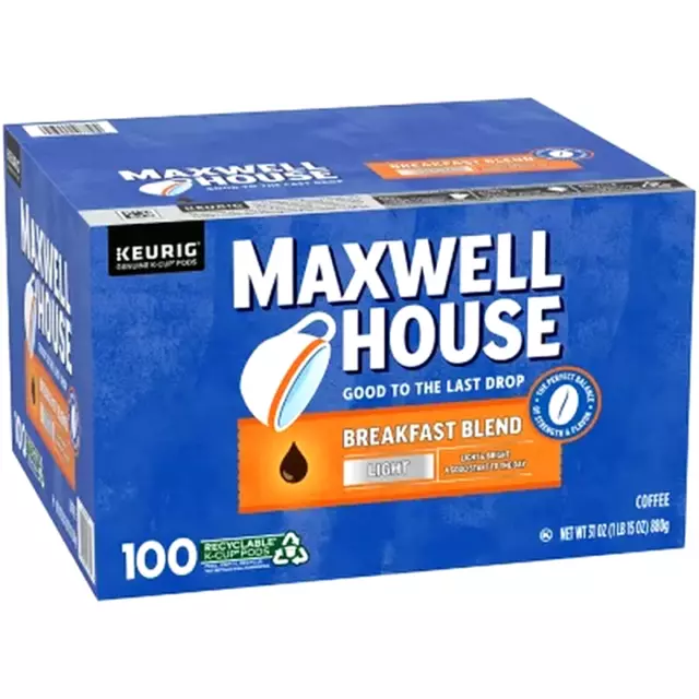 Maxwell House Breakfast Blend Light Roast K-Cup Coffee Pods 100 Ct 3