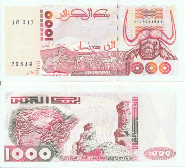 Algeria / Algerien [30] - 1000 Dinars 1992 aUNC - Pick 140