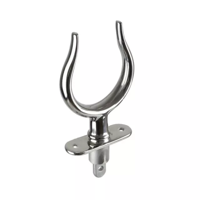 Rowlock Side Mount Line Oarlock Socket Marine Yacht Stainless Steel Durable