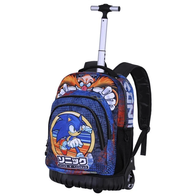 FCP Zaino Scuola Elementare Sonic 2 The Hedgehog tondo 3 Zip