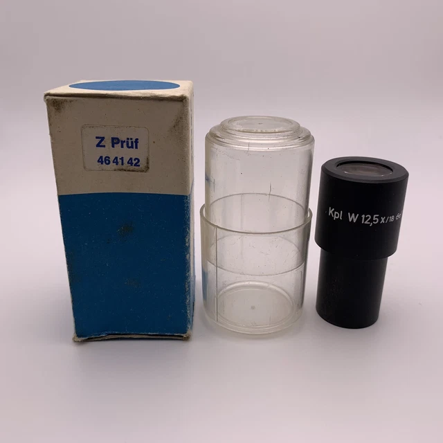ZEISS 46 41 42-9904 MICROSCOPE EYEPIECE KPL-W12.5X/18 for 23mm ZEISS 46 41 42-9904 MICROSCOPE EYEPIECE KPL-W12.5X/18 for 23mm
