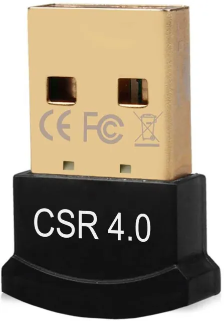 Clé USB Bluetooth 4.0 Mini Adaptateur Nano Dongle sans Fil PC Ordinateur Télé TV