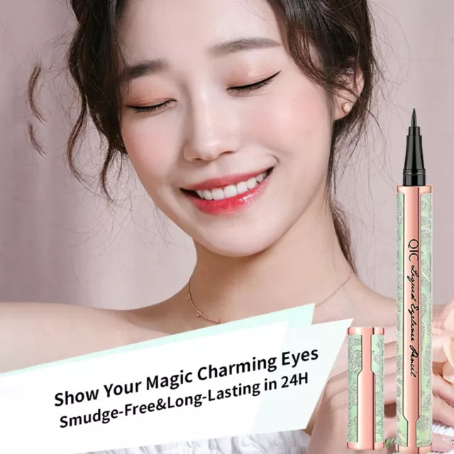 fr Black Long Lasting Eye Liner Pencil Waterproof Liquid Eyeliner Pen Beauty 2
