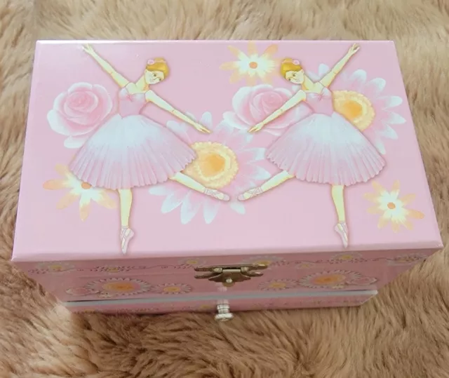 New Kids Musical Jewelry Box for Girls with Drawer and Jewelry