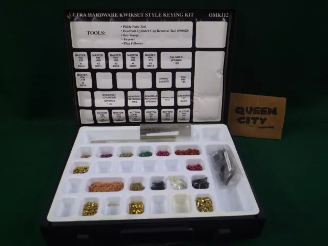 Ultra OMK112 lock rekeying/rekey/keying kit fits Kwikset locksets #2
