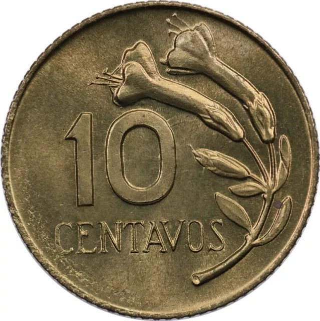 Peru - 10 Centavos - 1966 - Unc