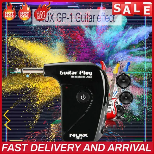 Portable Electric Guitar Amplifier Pocket Mini Guitar Headphone Amp Accessories