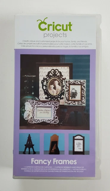 Cartucho de proyectos CRICUT - marcos elegantes - completo