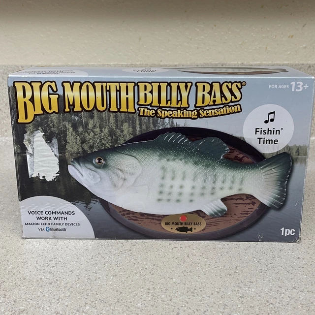 Big Mouth Billy Bass - Poisson Chantant Gemmy - Connecté Alexa/Bluetooth - 445076