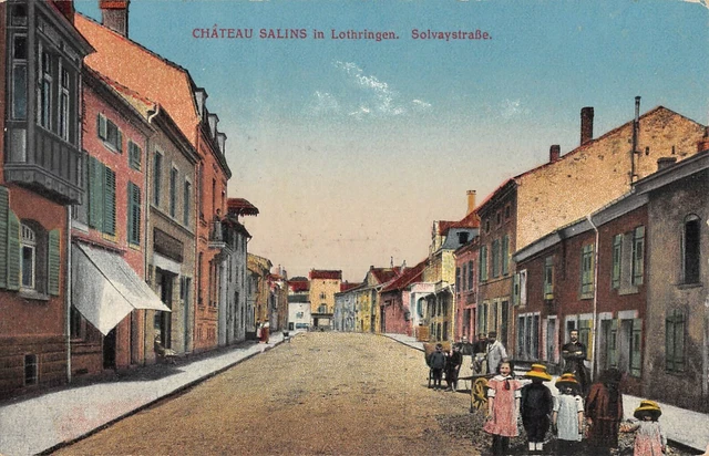 Cpa 57 Chateau Salins Solvaystrasse