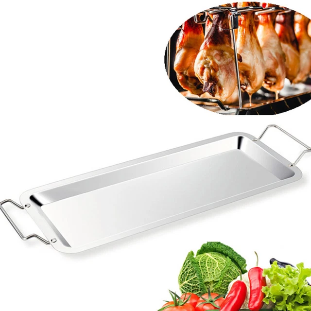 Haofy Griglia Porta Costolette Antiaderente Per Barbecue, Acciaio Per Uso Alimentare, Tiene 6 Costine In Verticale, Per Affumicatore E Griglia A Carbone/gas - 4