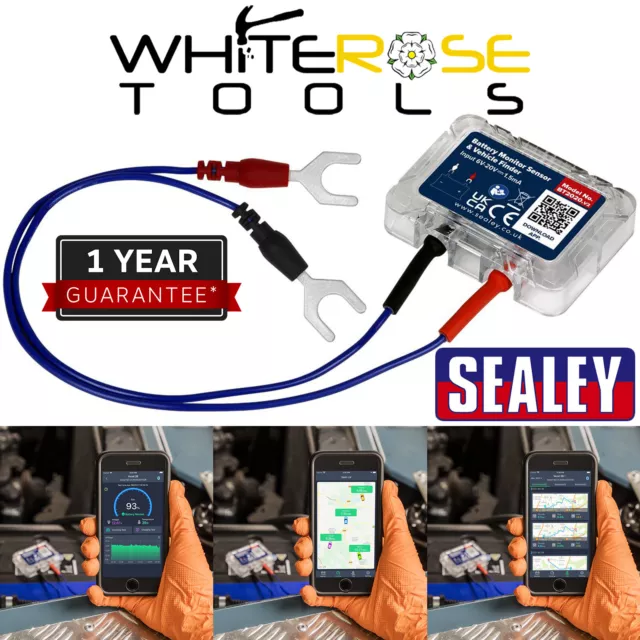 Sealey Vehicle Finder Battery Monitor Sensor Power Voltage Temperature