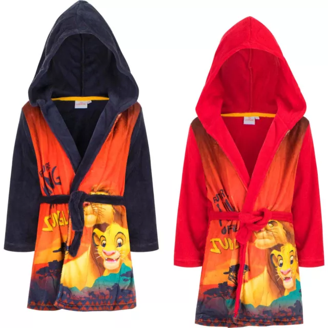 PEIGNOIR CAPUCHE ROBE de chambre LE ROI LION DISNEY Taille au