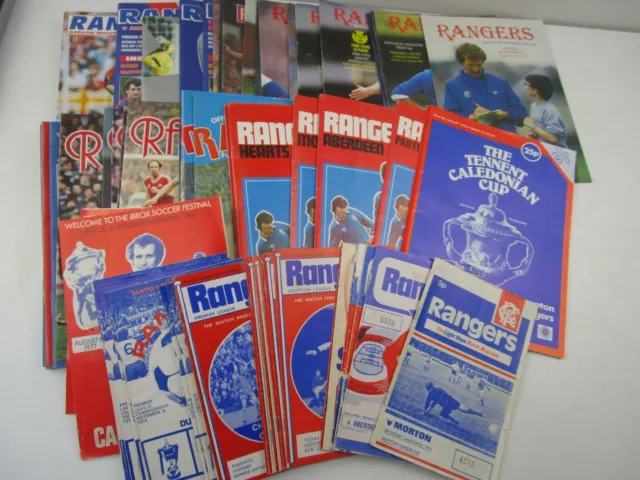 UPDATED Rangers Football Programmes 1958-2008 League Europe Cups etc You Choose