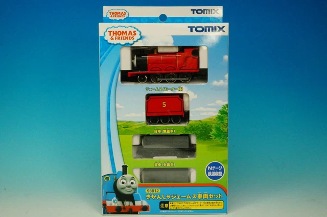 Model Train Tomytec Tomix 93812 Thomas & Freinds James Train Set N Gauge