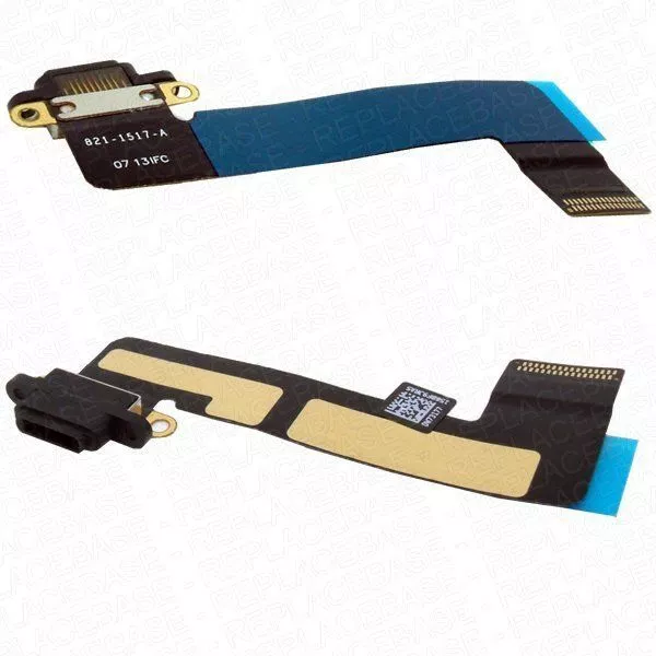 Dock für Apple iPad Mini schwarz Ersatz USB Ladeanschluss Buchse Stecker UK