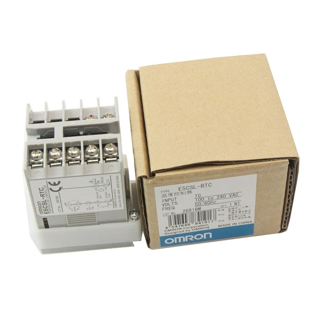 NEW OMRON E5CSLRTC E5Cslrtc Temperature Controller 100240V Ac 250Ms
