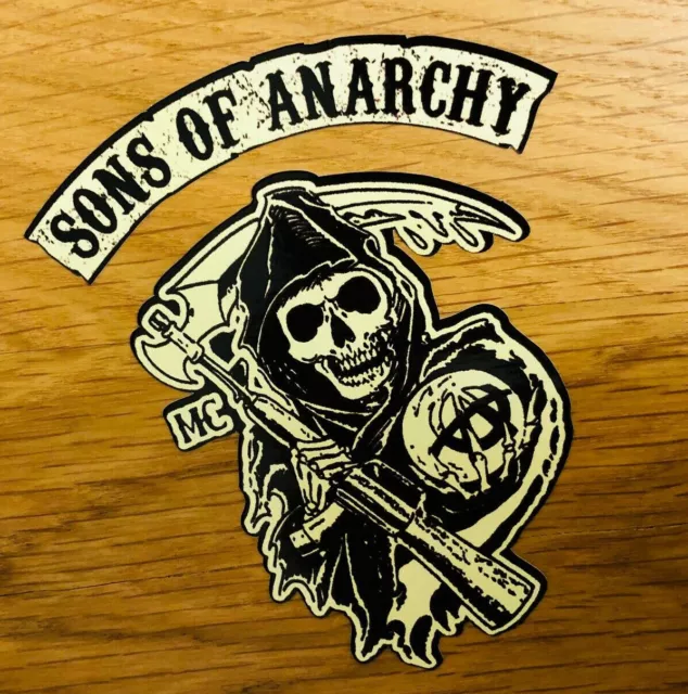 SONS OF ANARCHY Aufkleber Sticker Redwood Biker MC V8 SOA Skull 1% Chopper Mi330