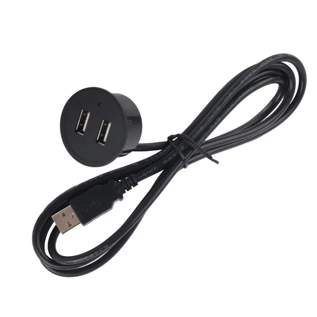 Sortie USB 2 Prises De Charge USB Avec Câble De 1,5 M Installation Intégrée 5V
