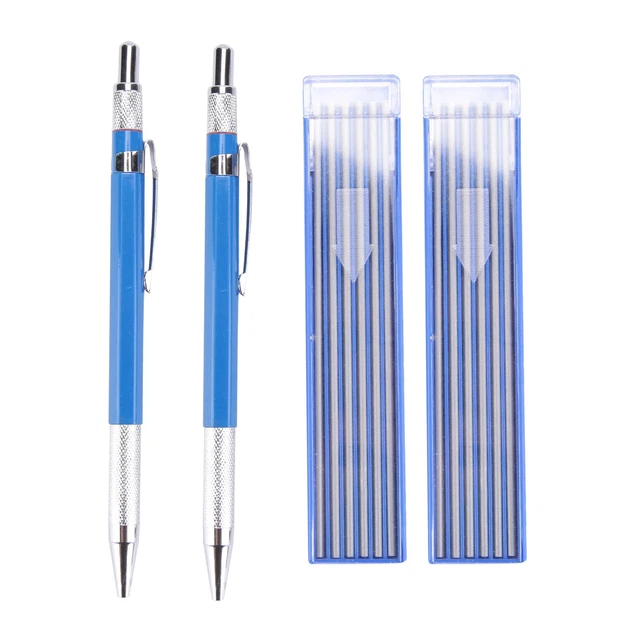 Matita saldatori con 12 pz ricariche rotonde, pennarello meccanico 2,0 mm per B3Z4