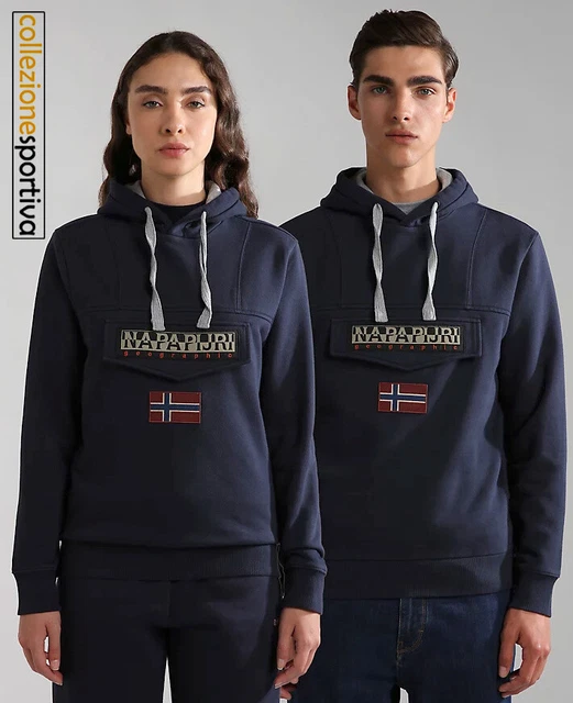 FELPA UOMO/DONNA NAPAPIJRI BURGEE WINTER 2- NP0A4GJD1761 col. blu scuro