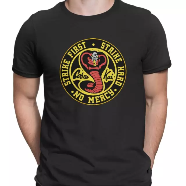 Cobra Kai T-shirt Karate Kid Movie Martial Arts Retro 80s Movie T-shirt for Men