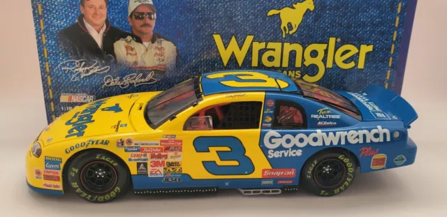 Big 1999 Action 1/18 Dale Earnhardt #3 Wrangler Jeans Chevy Monte Carlo 2