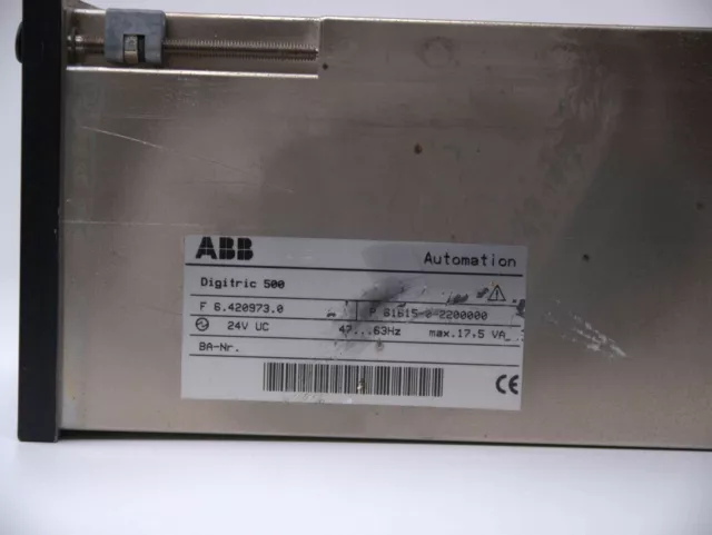 ABB Digitric-500 F: 6.420973.0 P: 61615-0-2200000 Industrieregler 3