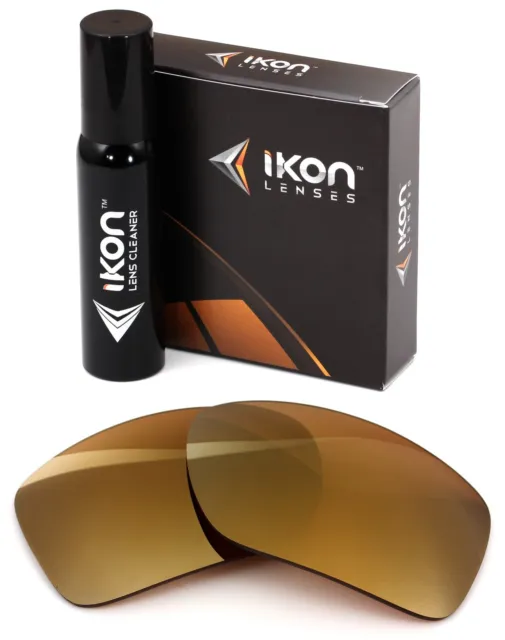 Polarized IKON Replacement Lenses Von Zipper Kickstand Sunglasses Gold Mirror