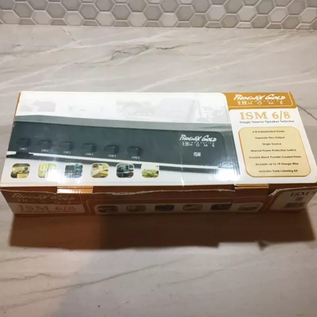 Phoenix Gold Innovative Home ISM 6/8 Single Source Speaker Selector