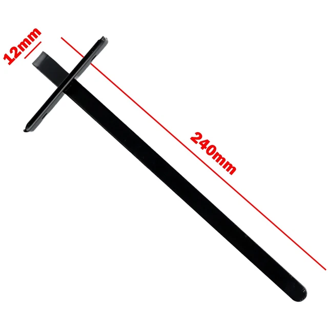 Power Tool Parts Guide Ruler Electric Circular 7 Inch Black Durable Metal