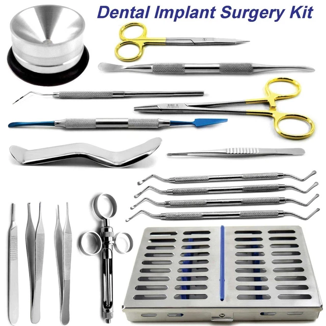 Dental Surgery Implant Kit Dentistry Surgical Instruments Set