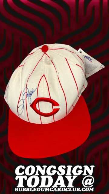 Pete Rose Signed Cincinnati Reds Baseball Hat