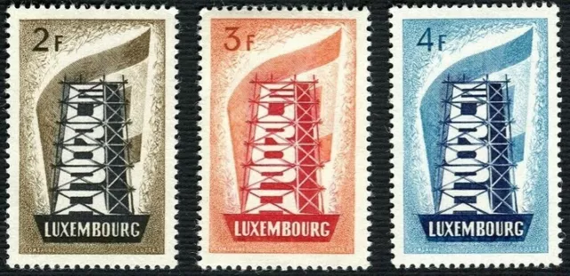 EUROPA 1956 - LUXEMBOURG 514/6 - Neufs** sans charniere - 1/20éme cote - 103E
