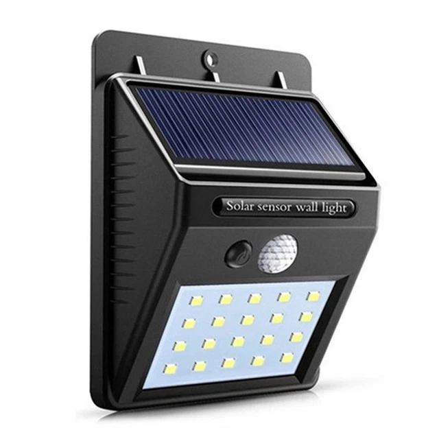 Sécurité 48 Lampe COB 20 Lampe Solaire Lampe Lumière murale Lampes de jardin 8