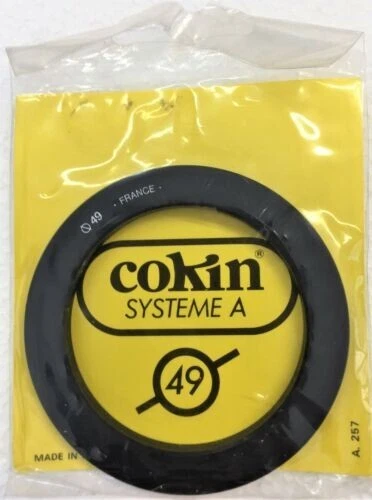 Anello adattatore per filtri Cokin serieA da 49 mm originale in confezione nuovo
