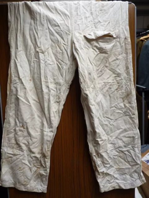 Original WW2 British Army Winter White Uniform Over Trousers